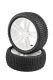 Himoto - White Buggy Front Tires and Rims (31211W+31307) 2P (HM31309W)
