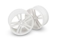 Himoto - Rear White Rims SC/XB 2pcs (HM31212W)