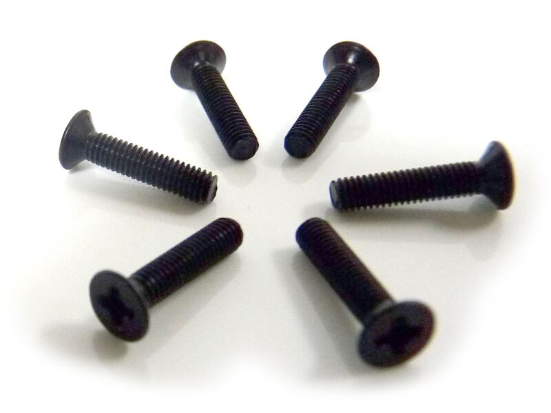 Himoto - Flat Head Screws 3X14 6P (HM31060)
