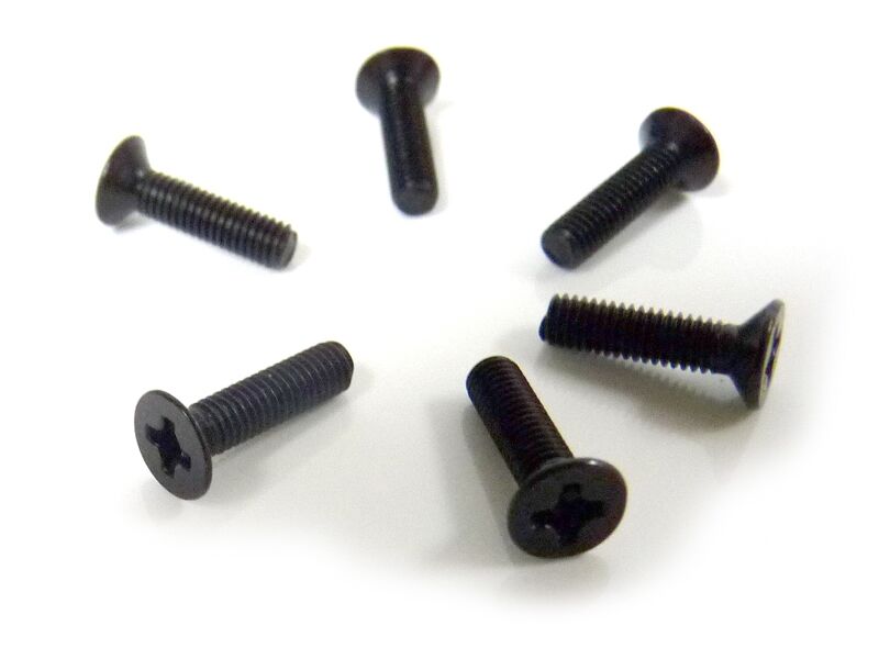 Himoto - Flat Head Screws 3X12 6P (HM31059)