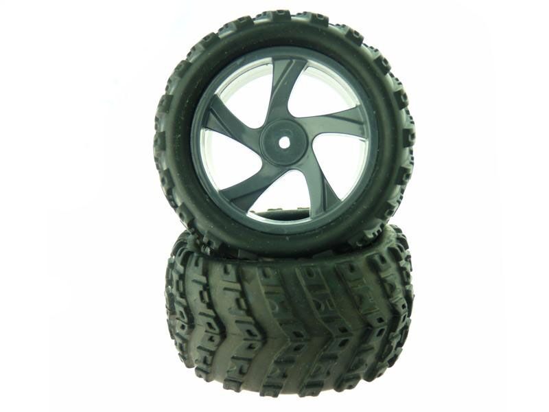 Himoto - Tire and Rim for Monster Truck 2P (HM28663)