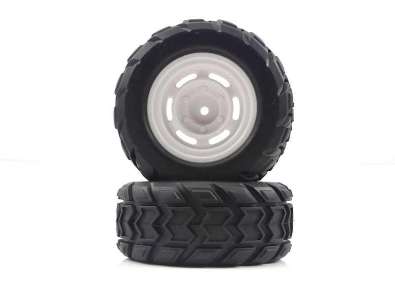 Himoto - Monster Truck Rear Tires&Rims 2pcs (HM21312W)