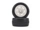 Himoto - Truggy White Rear Tires&Rims 2P (HM21309W)
