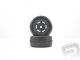 Himoto - Truggy Black Front Tires&Rims 2pcs (HM21308B)