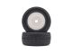 Himoto - Short Course White Front Tires&Rims 2P (HM21208W)