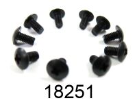 Himoto - 2,6*6 cap head machine screws 10p (HM18251)
