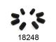 Himoto - 3*6 grub hex screws 8P (HM18248)