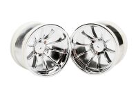 Himoto - Chrome wheel rim (2pcs) (HM08044)
