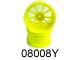 Himoto - Wheel Rim Monster 2pcs (yellow) (HM08008Y)