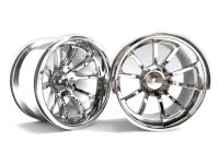 Himoto - Chrome spoke rims Monster 2pcs (HM08008V)