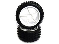 Himoto - Rear Wheel Complete- Buggy 1:10, 2pcs (White)...