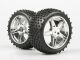 Himoto - Rear Wheel Complete- Buggy 1:10, 2pcs (Chrome) (HM06026V)