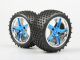 Himoto - Rear Wheel Complete- Buggy 1:10, 2pcs (Blue metalic) (HM06026PB)