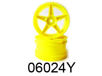 Himoto - Yellow wheel rim Buggy (Rear) 2pcs (HM06024Y)