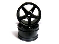 Himoto - Black wheel rim Buggy (Rear) 2pcs (HM06024BL)