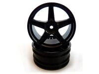 Himoto - Black wheel rim Buggy (Front) 2pcs (HM06008BL)