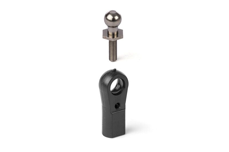 Kavan - MAXI-Kugelgelenk M3, Kugel mit 6-Kantbasis D=6,0mm und M3 Shaft, 100 stück (KAV50.1408/100)