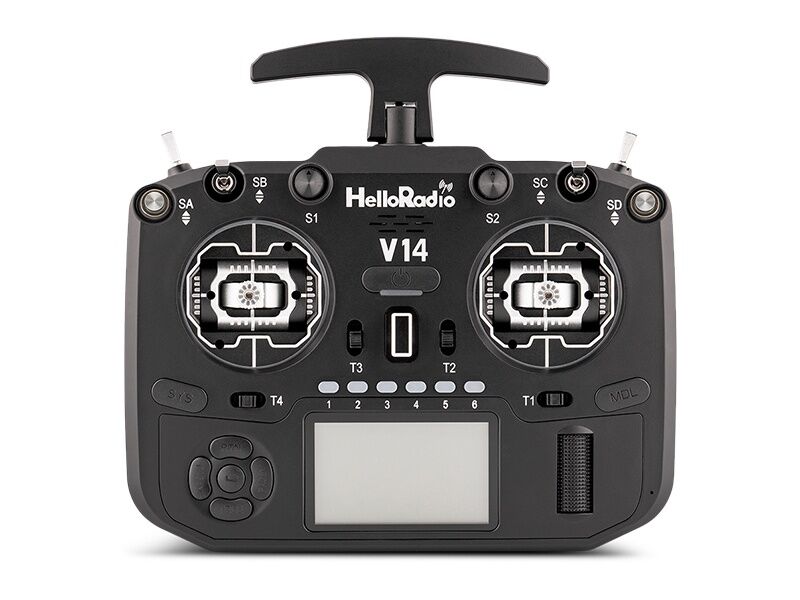 D-Power HelloRadio V14 MAX OLED 2,4GHz ELRS LBT M2 Fernsteuerung (HR1064)