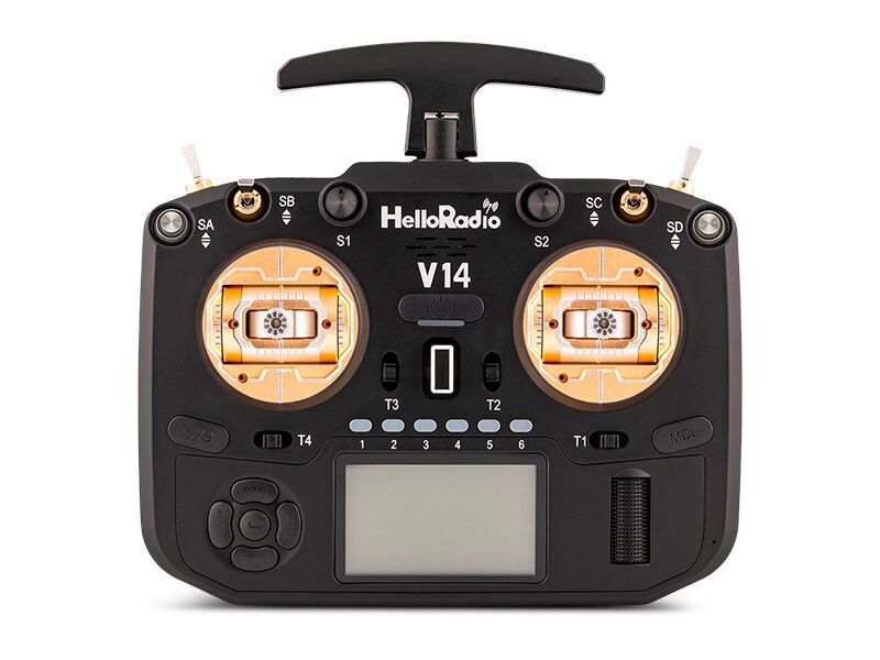 D-Power HelloRadio V14 MAX OLED 2,4GHz ELRS LBT M2 Fernsteuerung (HR1067)