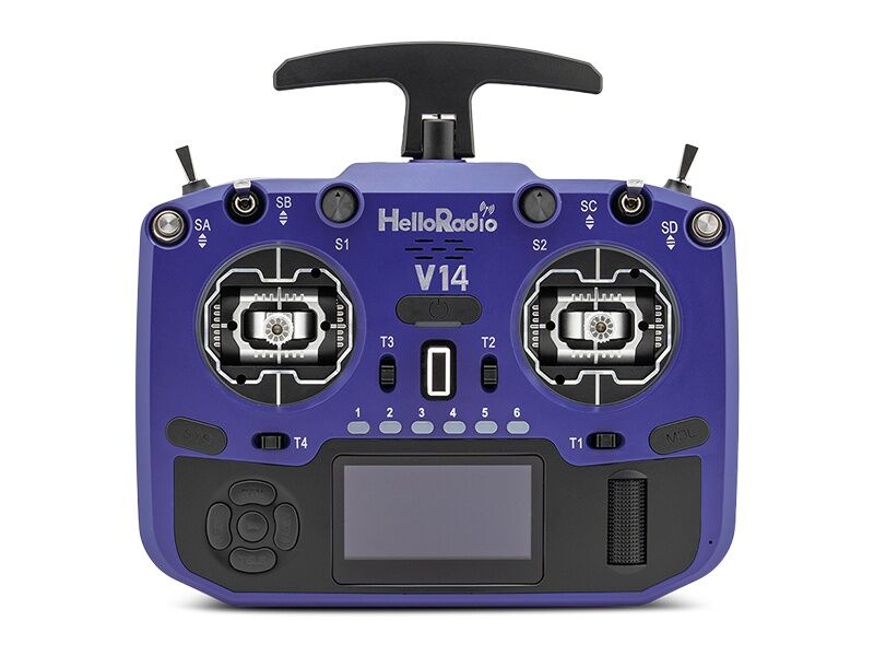 D-Power HelloRadio V14 MAX R9 OLED 2,4GHz - ELRS LBT M2 Fensteuerung (HR1045)