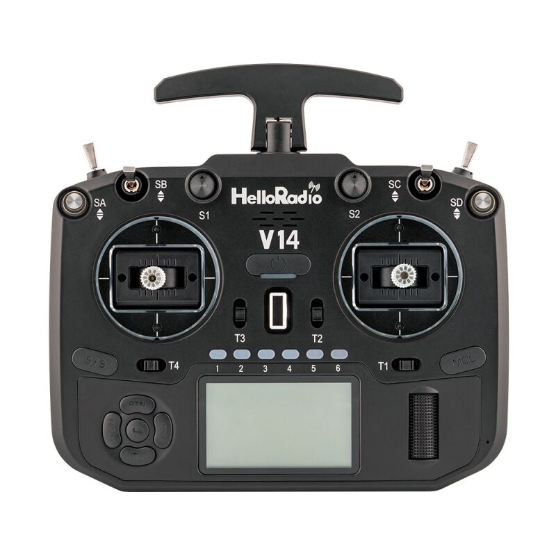 D-Power HelloRadio V14 PRO 2,4GHz - ELRS LBT Mode 1 Fernsteuerung (HR1027)