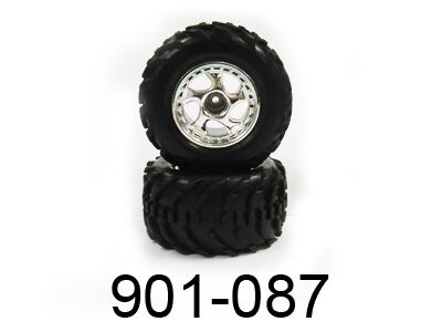 Himoto - Wheels chrome (HM901-087)