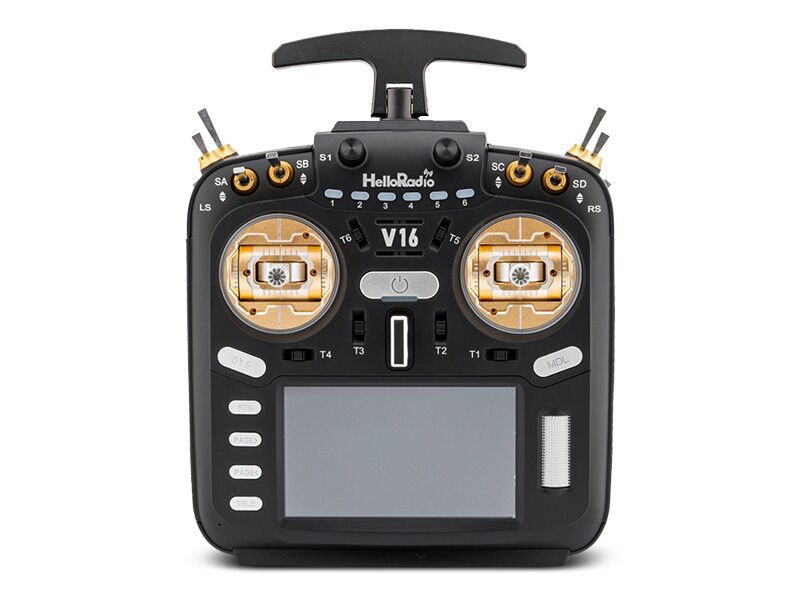 D-Power HelloRadio V16 MAX 2,4GHz - ELRS LBT Mode 1 Fernsteuerung (HR1011)