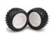 Himoto - White Rim & Tire Complete (86015w+86016) (2pcs) (HM86017W)