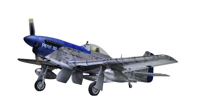 Mustang P51 GP/EP 61CC SCALE 20% ARF Carbon - 2220mm