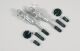 FG - Alloy shock absorber 08 short, 4mm, 2pcs. (FG66293)