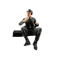 TORRO - 1/16 Figurenbausatz Schwimmwagen Funker, Handbemalt (FG-10004)