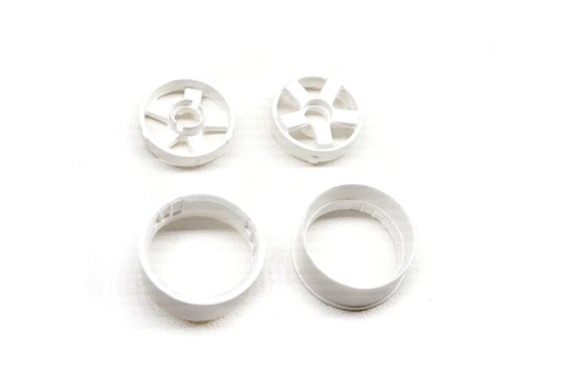 BM Racing - 026-1 Offset Changeable Rims (22mm) white (BMRX026-1W)