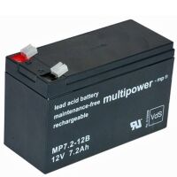 Multipower Blei-Akku MP 7,2Ah-12V (8KM8452)