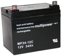 Multipower Blei-Akku MP 34,0Ah-12V (8KM8464)