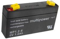Multipower Pb-Akku MP1,2-6 (8KM8550)