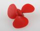 MS - Boat Propeller dia.40mm, 3blade, M4, left (2MO2051)
