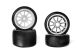 HOT RACE TIRES - Hot Race 1:10 F1 Asphalt Reifen auf Felgen, 4 Stück (HRE008-0031)