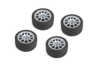 CARTEN M-Rally Rädersatz 10-Speichen +1mm grau, 4...