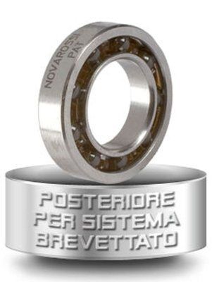 NOVAROSSI - REAR BEARINGS WITH CERAMIC BALLS FOR PATENTED - O11,9x21,4x5,3x4,3mm - 9 balls (NOVA-16607)