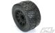 ProLine - Street Fighter HP 3.8" Street BELTED Tires Mountedfor 17mm MT Front or Rear, Mounted on Ra (PL10167-10)