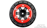 ProLine - Split Six 2.2"/3.0" Red/Black...