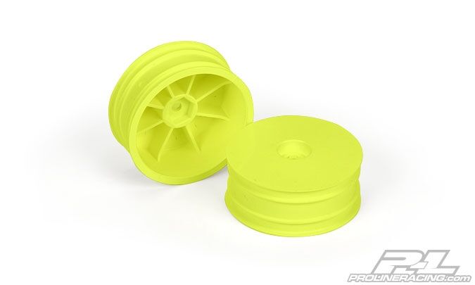 ProLine - Velocity 2.2" Hex Front Yellow Wheels (PL2735-02)