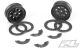 ProLine - Denali 1.9" Black/Black Bead-Loc 8 Spoke Front or Rear Wheels for Rock Crawlers (PL2747-15)