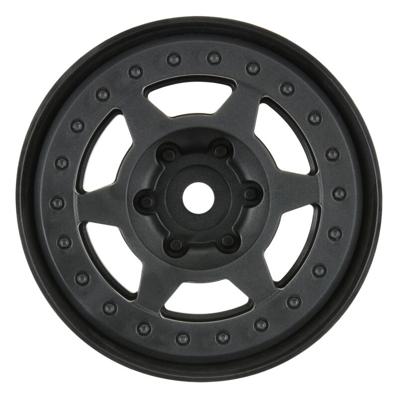 ProLine - Holcomb F/R 1.9" 12mm Crawler Bead-Loc Wheels (2) Black (PL2809-03)