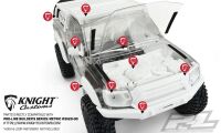 ProLine - Builders Series: Metric Clear Body for 12.3" (313mm) Wheelbase Scale Crawlers (PL3520-00)