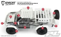 ProLine - Builders Series: Metric Clear Body for 12.3" (313mm) Wheelbase Scale Crawlers (PL3520-00)