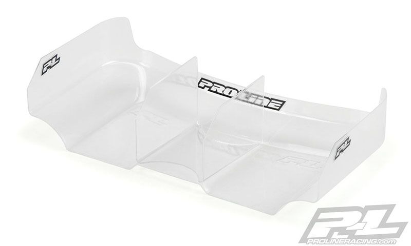 ProLine - Air Force 2 Lightweight 6.5" Clear Rear Wing with Center Fin (PL6320-00)