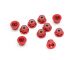 SWORKz Stopmutter mit Scheibe Aluminum M3 rot (10) (SW103003)