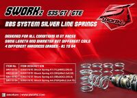 SWORKz GT Competition Feder Stoßdämpfer A1 (40x2.2x5.5)(YL)(2) (SW115152)