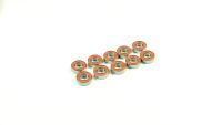 SWORKz Kugellager 8x16x5 RED Rubber (10) (SW116006R)